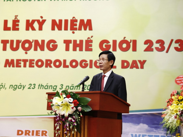 Lễ kỷ niệm Ngày khí tượng thế giới 2016 - “Đối mặt với tương lai: Nóng hơn, Khó hơn, mưa lũ nhiều hơn”